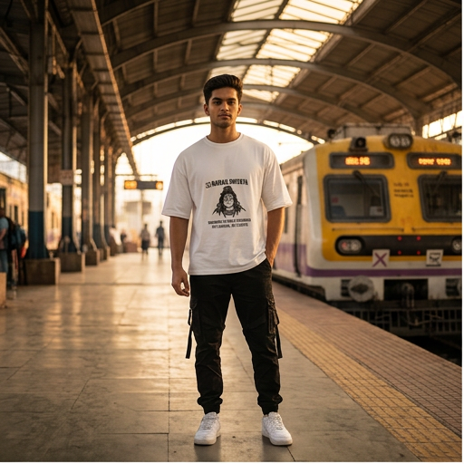 Om Namah Shivaya Oversized T-Shirt – Mahadev Streetwear Edition | 100% Cotton 180 GSM